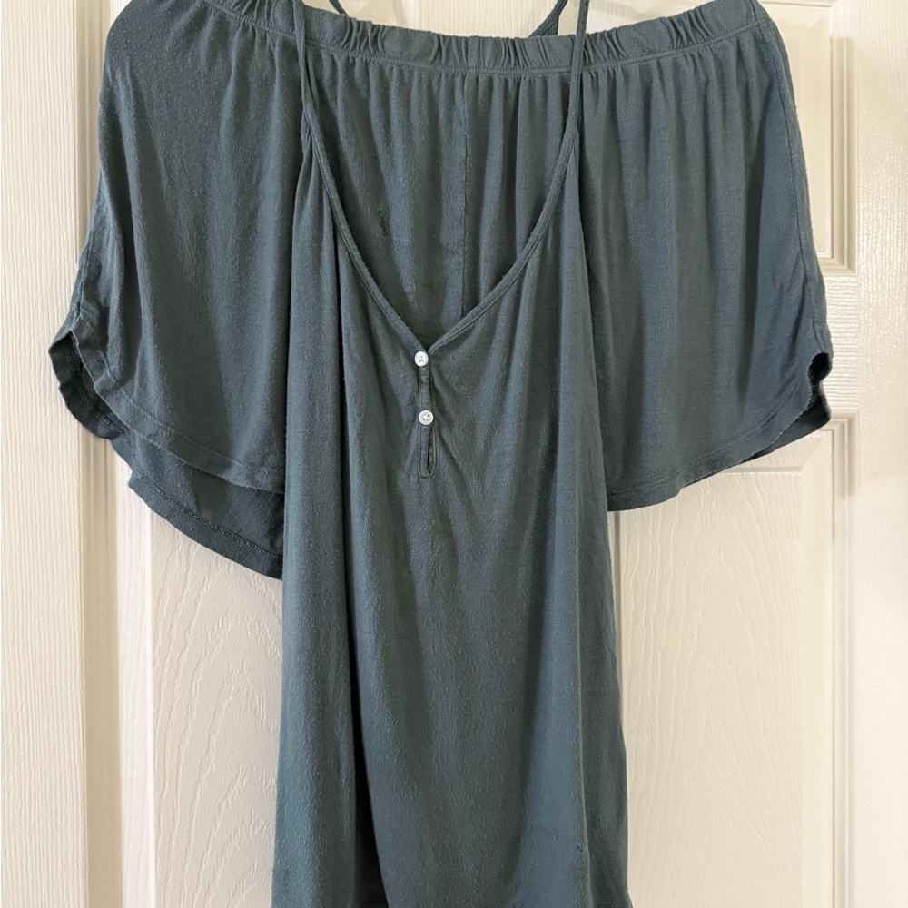 Dark Green Pajama Set aerie